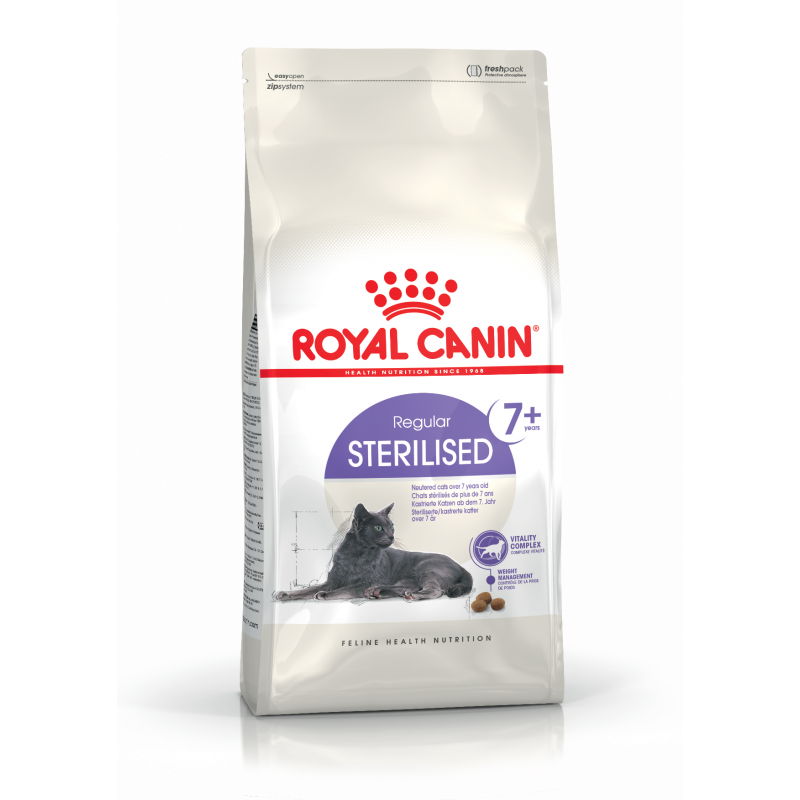 Royal Canin Croquettes pour Chat Stérilisé +7 Ans