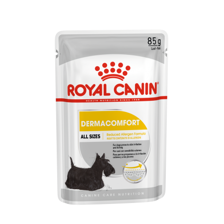 Royal Canin dermacomfort pouch. Comida húmeda para perro