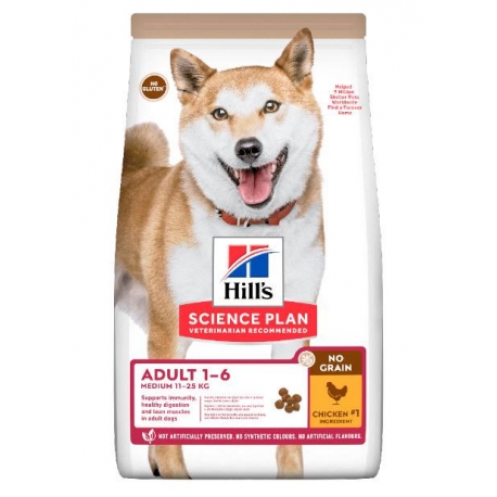 Science Plan™ Canine Adult Medium No Grain Pollo 14kg