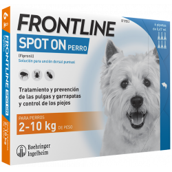 Frontline-2-10 kg Pipettes Antiparasitaires Chien (1)