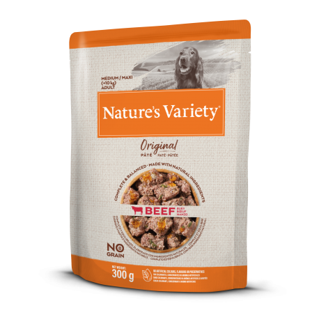 Nature's Variety Original paté Medium/Maxi Buey Alimento húmedo perros