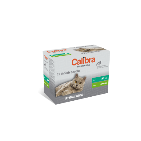 Calibra cat sterilised comida húmeda pouch multipack