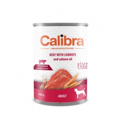 Calibra dog adult comida húmeda ternera zanahorias