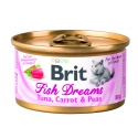 Brit care cat fish dreams atun zanahoria y guisantes latas para gato