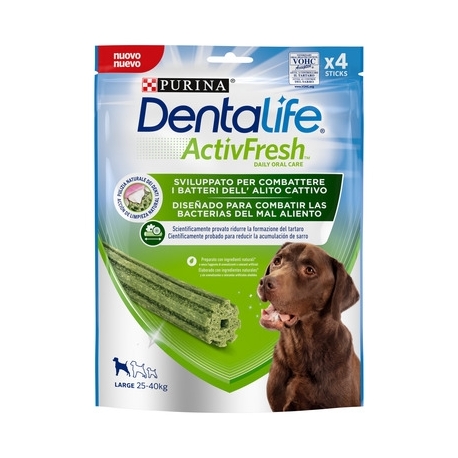 Purina Dentalife Activfresh Large Snack Dental Perros 24 Sticks