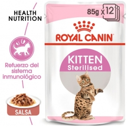 Royal Canin Kitten Sterilised Sobres En Salsa Para Gatitos