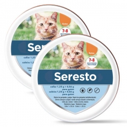 Seresto chat. Pack 2 colliers.