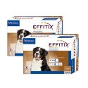 Effitix antiparasitaire pack 2 unités (8 pipettes) pour chiens taille géant (40-60 kg)