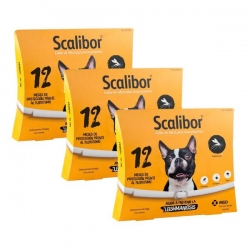 Scalibor Chien taille petite. Pack 3 Colliers (48 cm)
