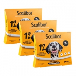 Scalibor Chien taille grande. Pack 3 Colliers (65 cm)