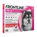 Pack Super Protection : Frontpro Comprimés Mâchables 25-50kg + Frontline Tri-Act 3 Pipettes (40-60kg) chiens taille géant
