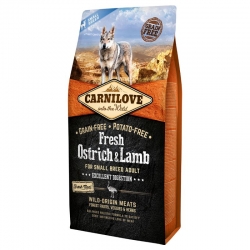 Carnilove Adult Fresh Ostrich & Lamb à l'autruche et à l'agneau pour petits chiens