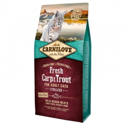 Carnilove Fresh Sterilised Carp & Trout avec carpe et truite pour chat