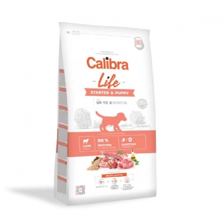 Calibra dog life starter & puppy cordero pienso para perros