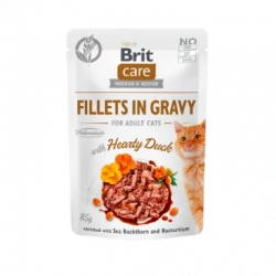 Brit care cat filetes en salsa con pollo latas para gato