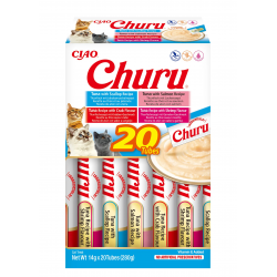 Pack Churu para gato adulto Pure Mix de Atún Con Marisco 20x14gr