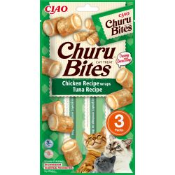 Pack Churu para gato adulto Bites de Atún 12x30gr