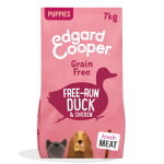 Pienso para perros cachorros Edgard & Cooper con pato fresco y pollo