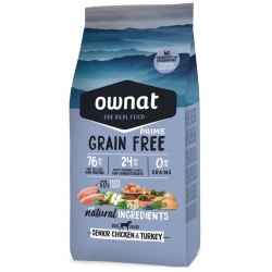Ownat Grain Free Prime-Senior Poulet & Dinde pour Chien (1)