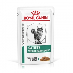 Royal Canin Veterinary Satiety Pouch pack de comida húmeda para gatos
