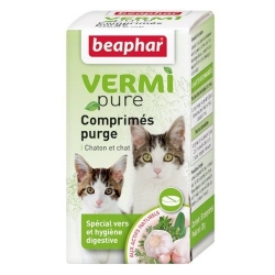 Beaphar VERMIpure comprimidos antiparasitario internos para gatos