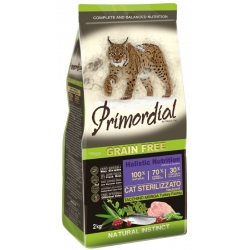 Primordial Grain Free Pienso para gatos esterilizados con Pavo y Arenque