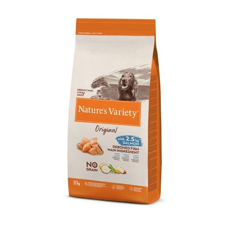 Natures Variety Original No Grain para perros adultos con Salmón