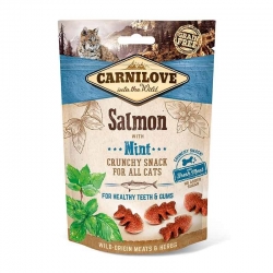 Carnilove Cat Crunchy Snack sabor Salmon Menta