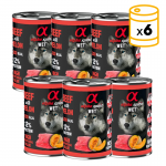 Alpha Spirit Pack de Latas para perros de Ternera y Melón