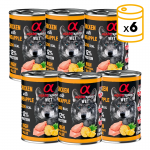 Alpha Spirit Pack de Latas para perros de Pollo y Piña