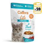 Calibra Gato Adulto Pouch Sterilesed con Pato en Salsa