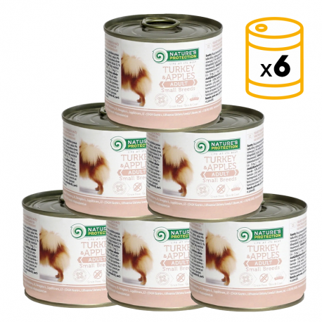 Nature´s Protection Turkey & Apples Comida Húmeda para Perros Pequeños