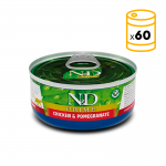 Pack de latas Farmina ND Prime para gatos de Pollo y Granada
