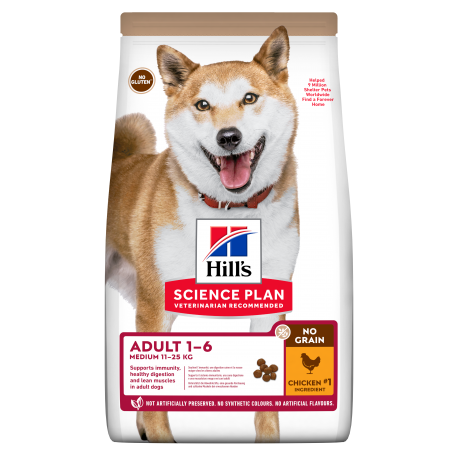 Science Plan™ Canine Adult Medium No Grain Pollo 14kg