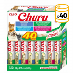Pack Churu para gato adulto Pure Mix de Atún Con Marisco 40x14gr
