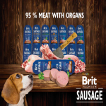 Brit sausage con pollo y cordero latas para perro