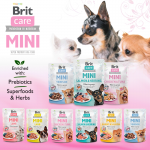 Brit care mini filetes salmon y arenques en salsa latas para gato