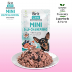 Brit care mini filetes salmon y arenques en salsa latas para gato