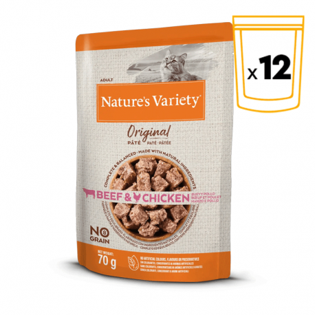 Nature's Variety pienso Original paté Buey y Pollo