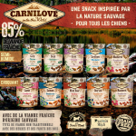 Carnilove Dog Snack Crunchy sabor Jabali y rosa mosqueta